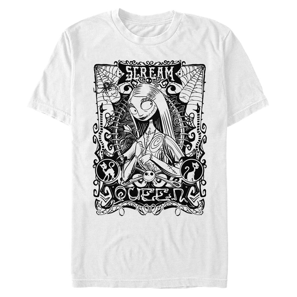 Disney Classics - L'étrange Noël de monsieur Jack - Sally Salley Neauvou - Halloween - Homme T-shirt - Blanc - Devant