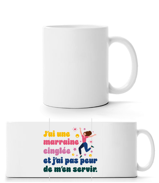Cinglée Marraine · Mug panorama