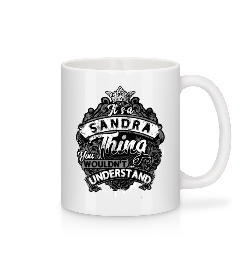 It's A Sandra Thing · Mug en céramique blanc