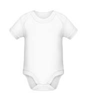 Baby Bio Strampler - Weiß - Vorne