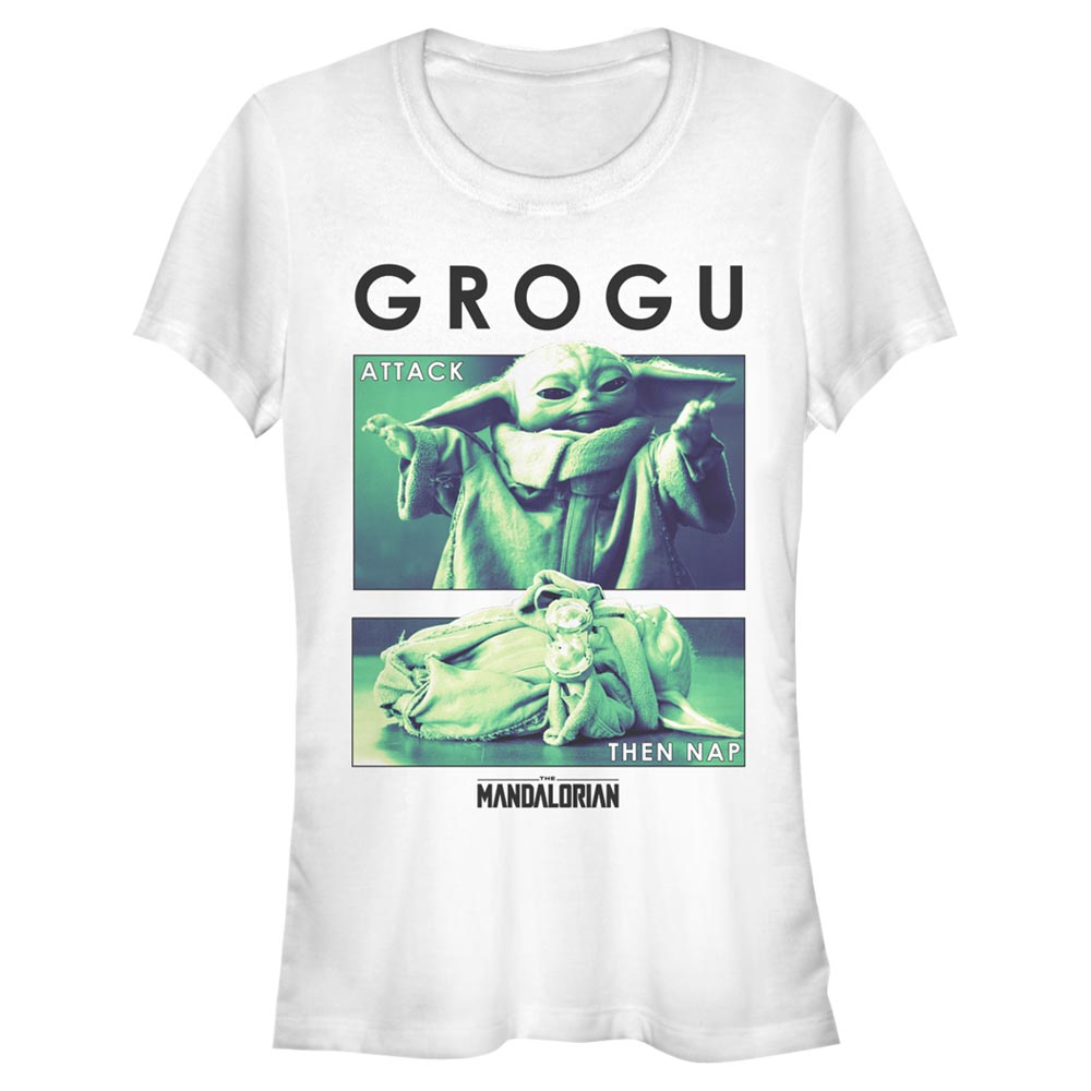 Star Wars - The Mandalorian - Grogu MandoMon Epi6 Check Levels - Femme T-shirt