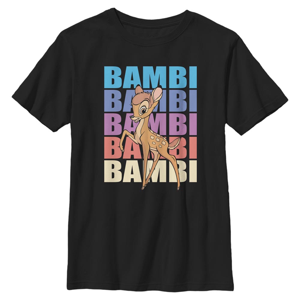 Disney Classics - Bambi - Bambi Name Stacked - Enfant T-shirt