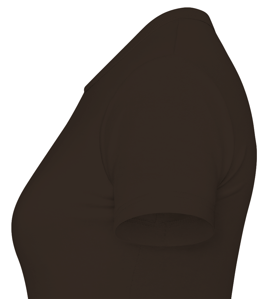 Aperçu: Grimpeur Rétro Femme - T-shirt standard Femme - Marron - Gauche