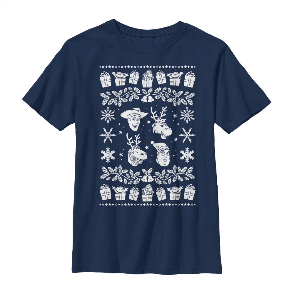 Disney - Toy Story - Photo de groupe Sweater Story - Christmas - Enfant T-shirt