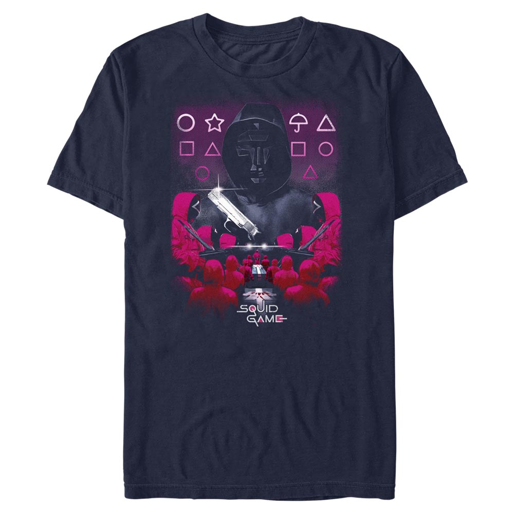 Netflix - Squid Game - Front Man Faceless Fiends - Homme T-shirt