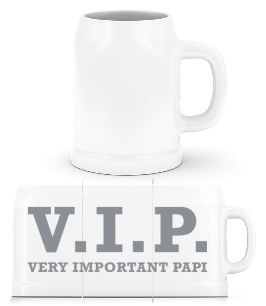 Aperçu: Very Important Papi - Chope de bière - Blanc - Devant