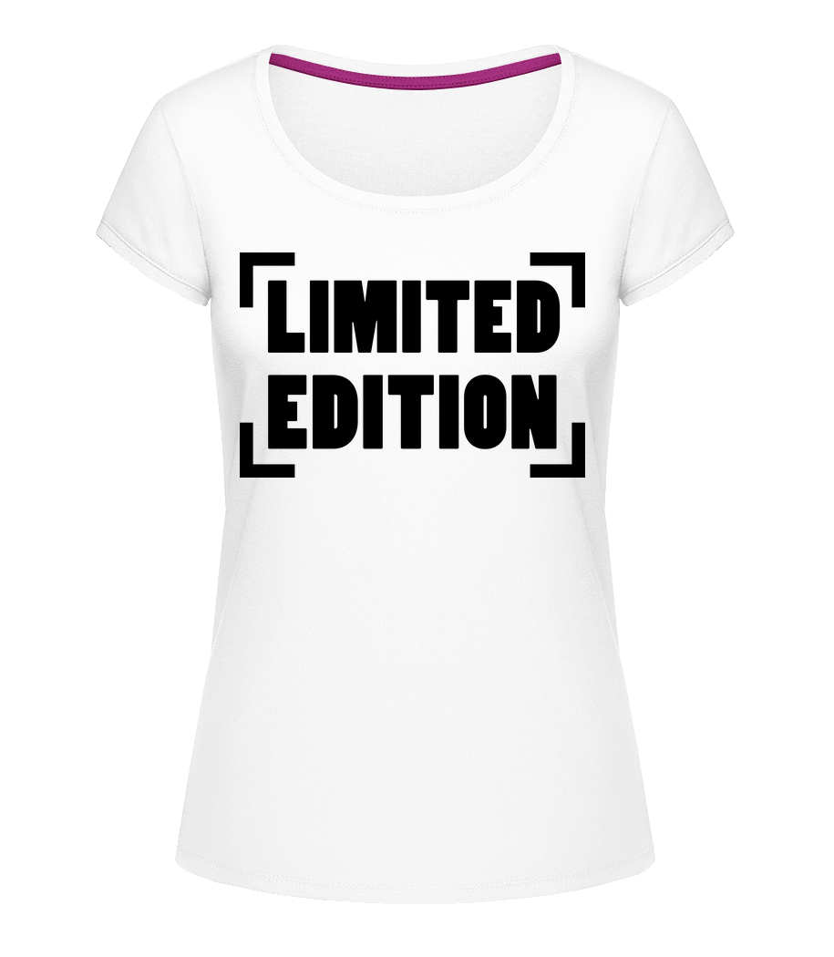 Limited Edition Logo · T-shirt col en U Femme