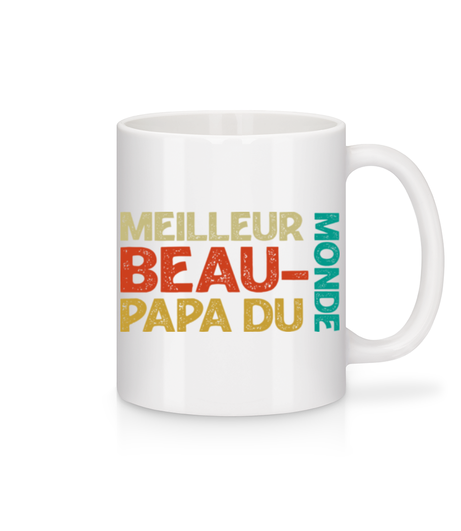 Meilleur Beau-papa Du Monde · Mug en céramique blanc