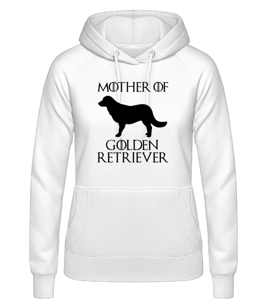 Mother Of Golden Retriever - Sweat à capuche Femme - Blanc - Devant