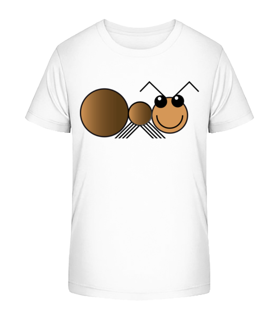Fourmi Comic - T-shirt bio Enfant Stanley Stella 2.0 - Blanc - Devant