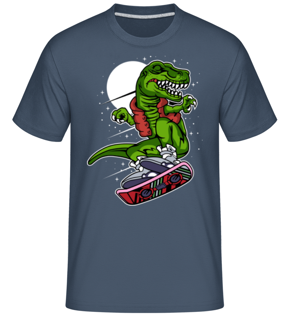 Trex Marty -  T-Shirt Shirtinator homme - Bleu denim - Devant