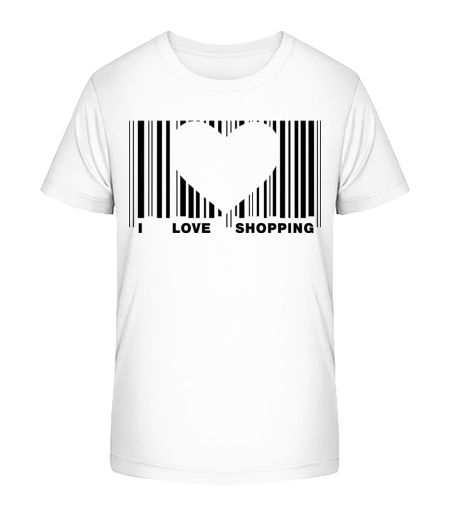 Barcode Love Shopping · T-shirt bio Enfant Stanley Stella 2.0