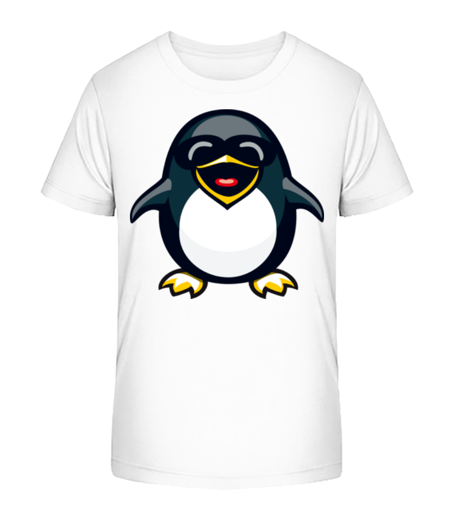 Aperçu: Cool Penguin - T-shirt bio Enfant Stanley Stella 2.0 - Blanc - Devant