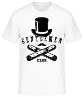 Gentlemen Club - T-shirt standard Homme - Blanc - Devant