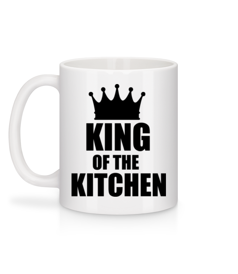 King Of The Kitchen - Mug en céramique blanc - Blanc - Derrière
