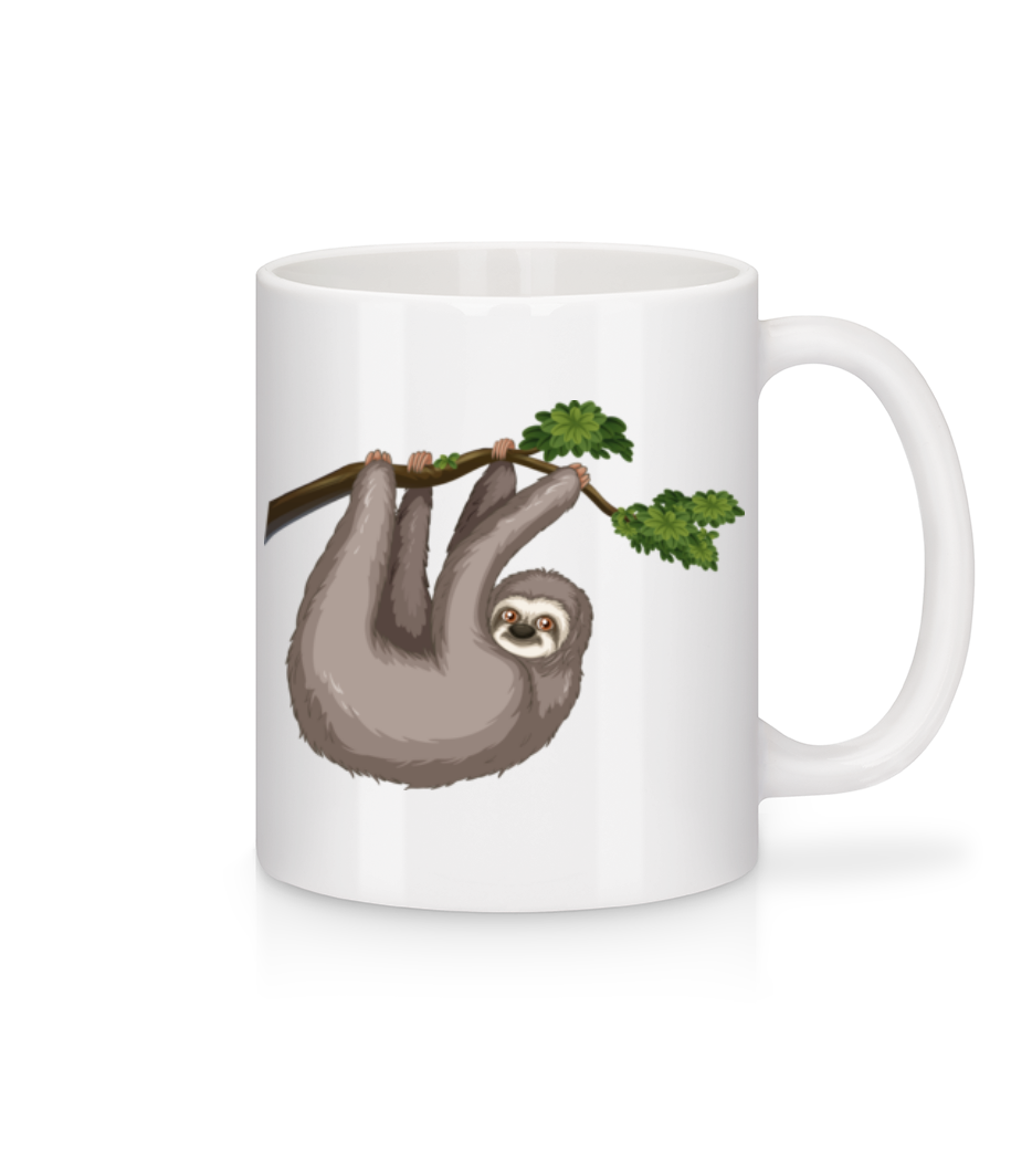Indolence Se Bloque Sur La Branche · Mug en céramique blanc