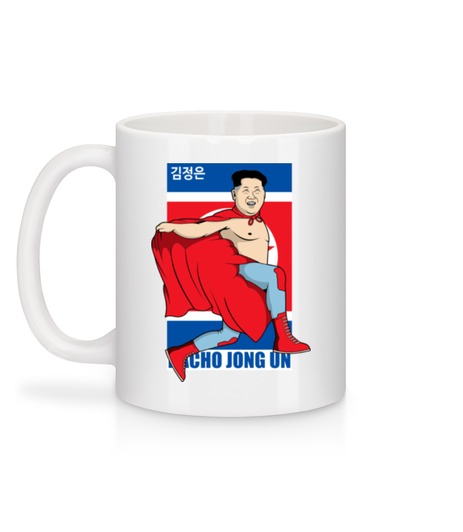 Aperçu: Nacho Libre Jong Un - Mug en céramique blanc - Blanc - Derrière