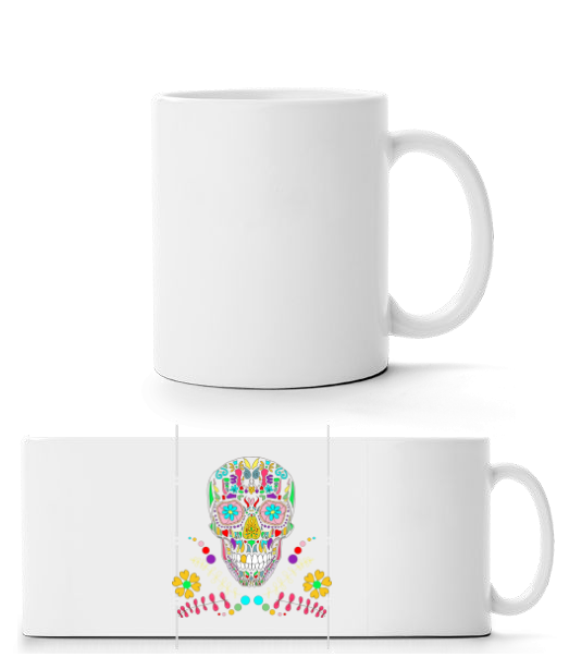 Crâne Coloré · Mug panorama