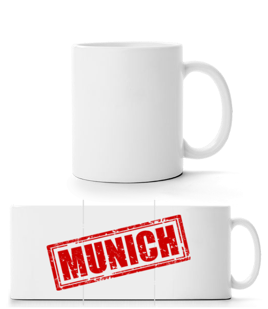 Aperçu: Munich Logo - Mug panorama - Blanc - Devant