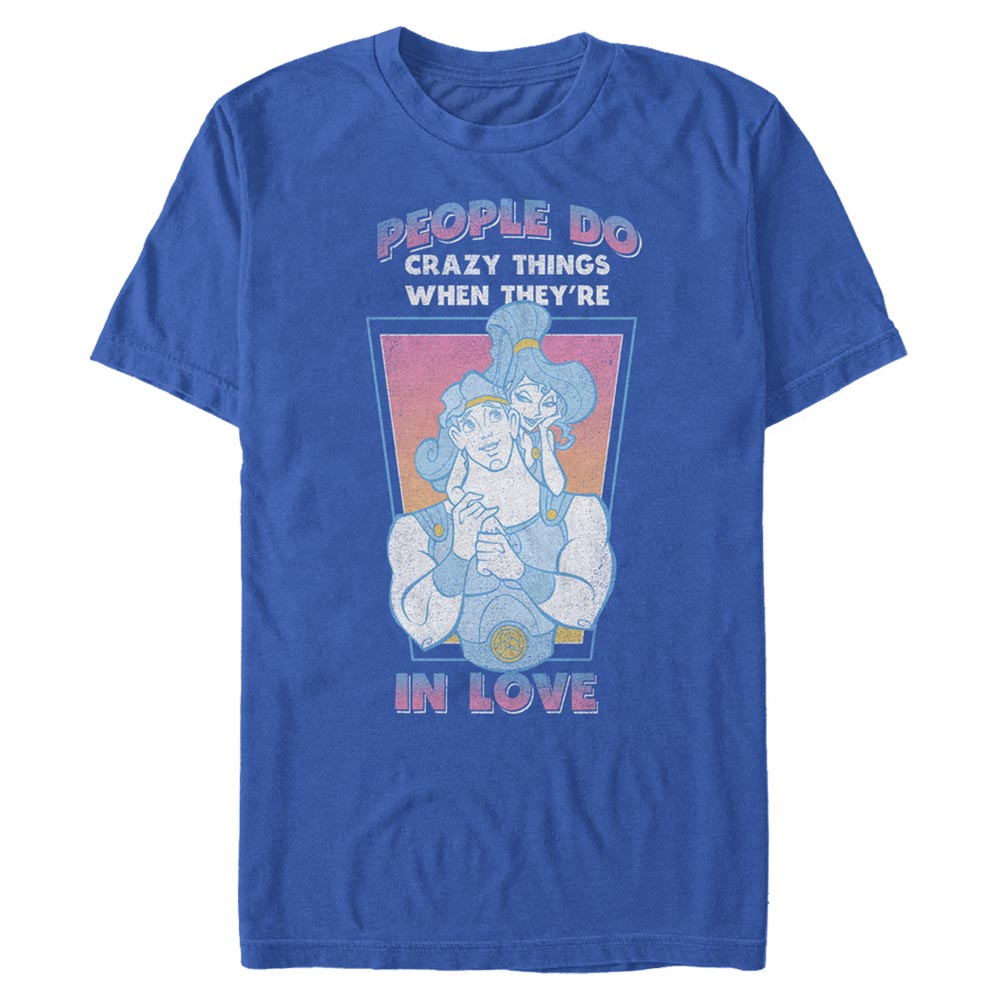 Disney Classics - Hercules - Hercule et Megara Crazy Things - Valentine's Day - Homme T-shirt
