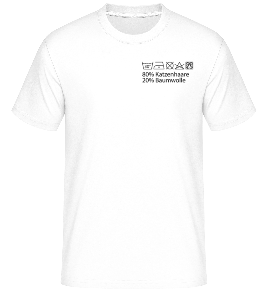 Waschanleitung Katzenhaare · Shirtinator Männer T-Shirt