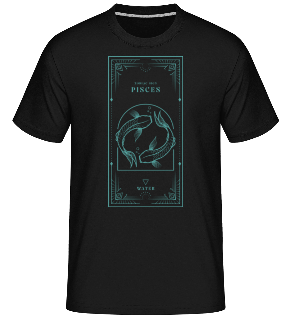 Art Deco Zodiac Sign Pisces ·  T-Shirt Shirtinator homme