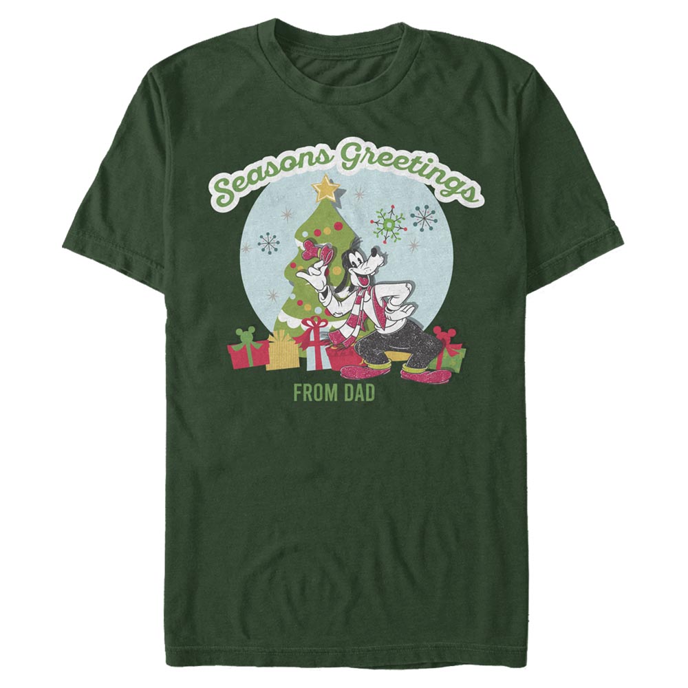 Disney Classics - Mickey Mouse - Dingo Greetings From Dad - Father's Day - Homme T-shirt