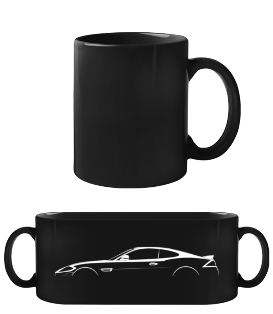 'Jaguar XKR-S' Silhouette · Tasse Noire