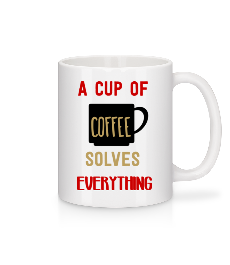 A Cup Of Coffee · Mug en céramique blanc