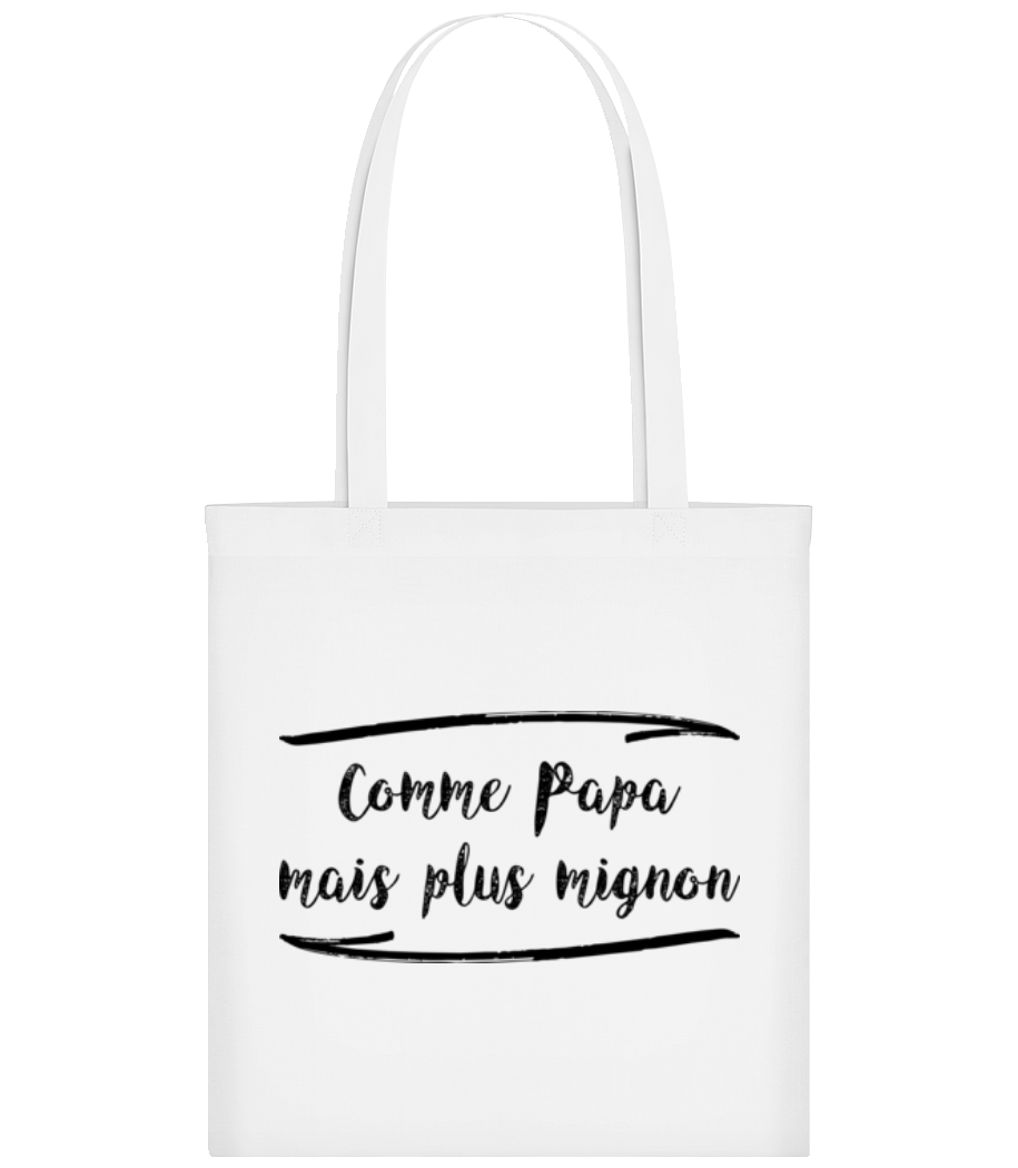 Comme Papa Mais Mignon · Tote Bag