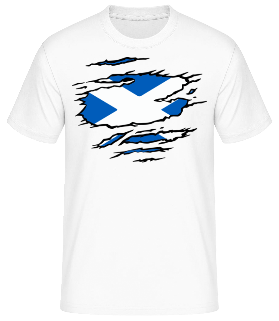 Drapeau Déchiré d'Écosse · T-shirt standard Homme