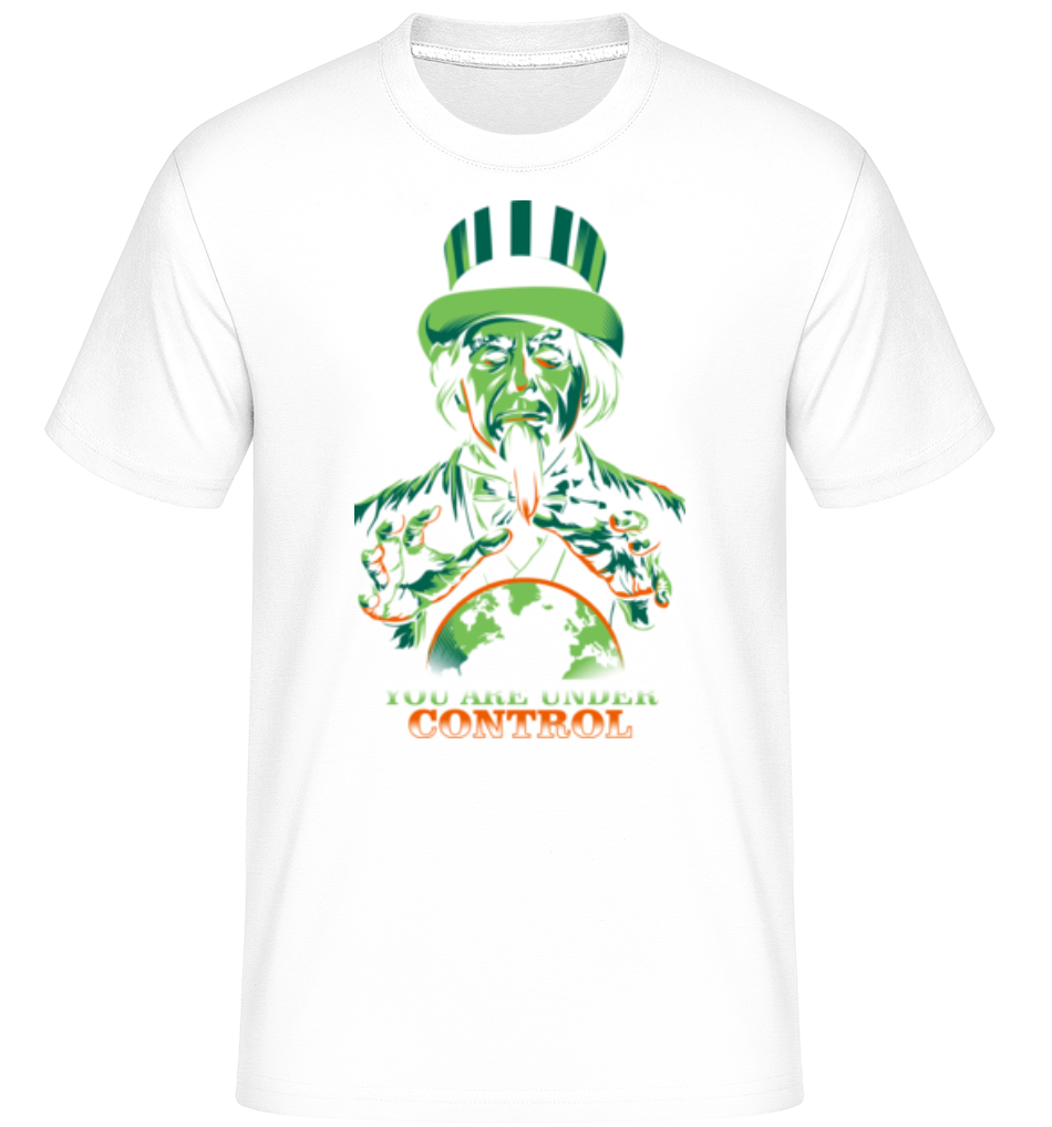 Aperçu: Under Control -  T-Shirt Shirtinator homme - Blanc - Devant