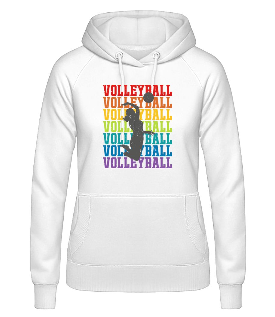 Volleyball Retro Woman · Sweat à capuche basique pour femme