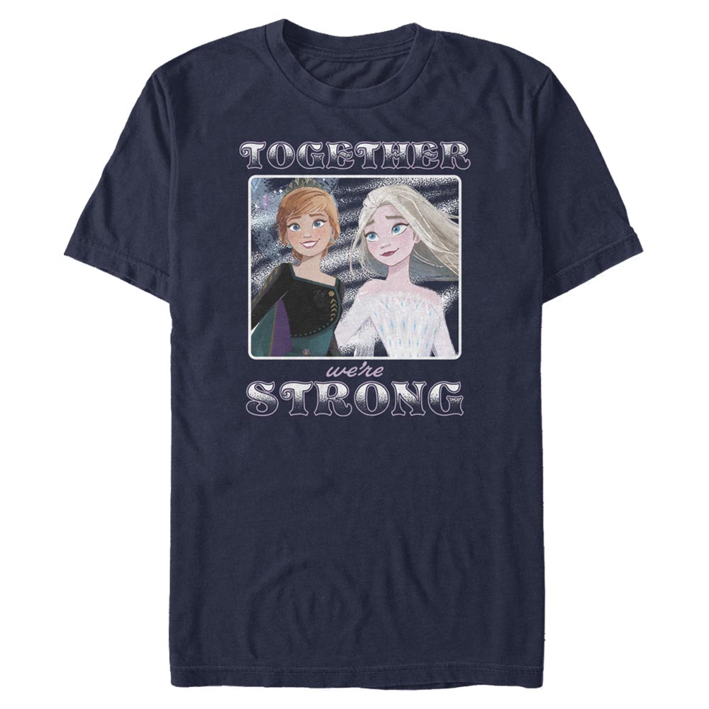 Disney - La Reine des neiges - Elsa & Anna Stronger Together - Homme T-shirt
