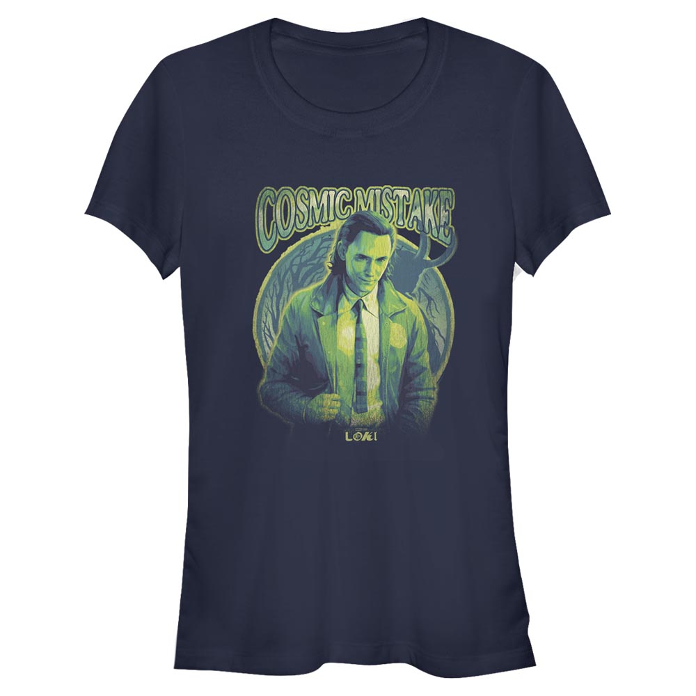 Aperçu: Marvel - Loki - Loki Cosmicalloki Wrong - Femme T-shirt - Bleu marine - Devant