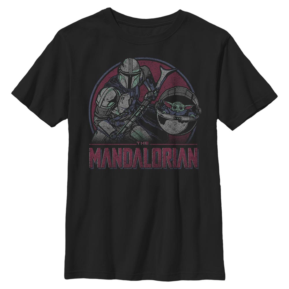 Star Wars - The Mandalorian - Mandalorien et l'Enfant Duo Color Pop - Enfant T-shirt