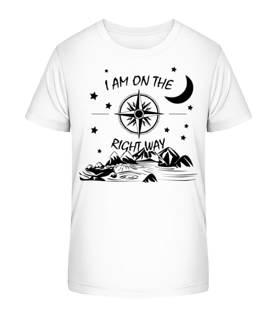 I Am On The Right Way · T-shirt bio Enfant Stanley Stella 2.0