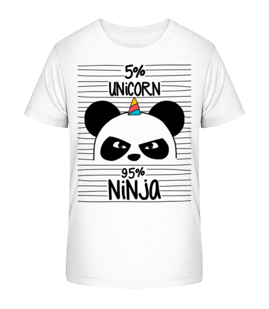 5% Unicorn 95% Ninja · T-shirt bio Enfant Stanley Stella 2.0