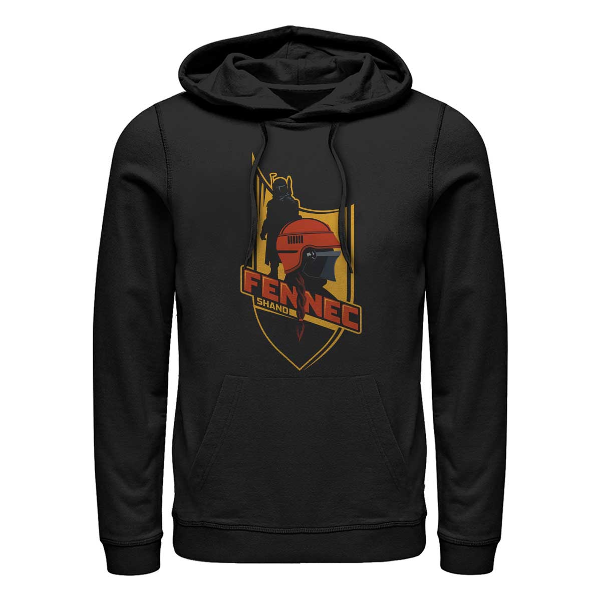 Aperçu: Star Wars - Book of Boba Fett - Fennec Shield - Unisex Sweat à capuche - Noir - Devant