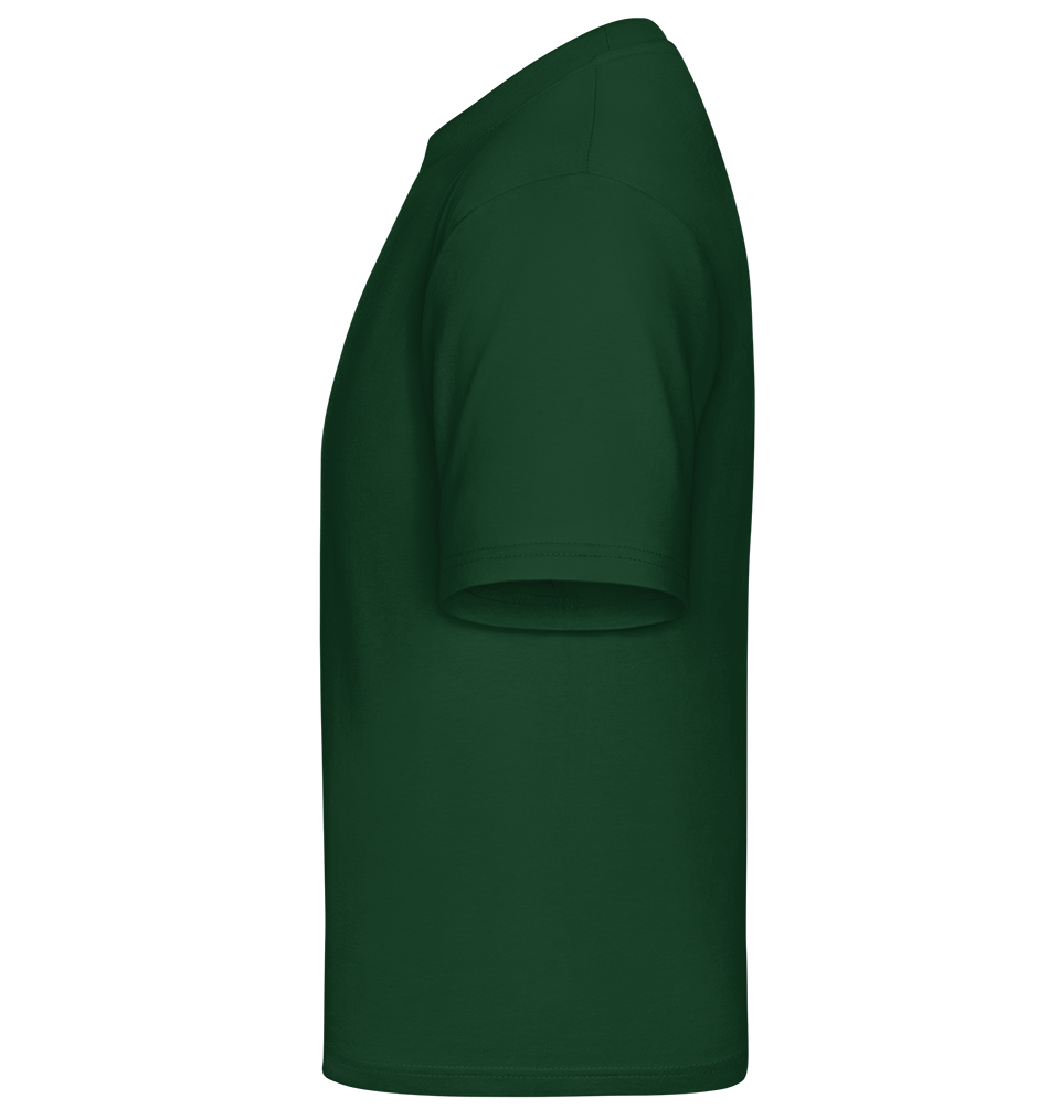 Aperçu: St Patrick's Day Lucky Dad -  T-Shirt Shirtinator homme - Vert bouteille - Gauche