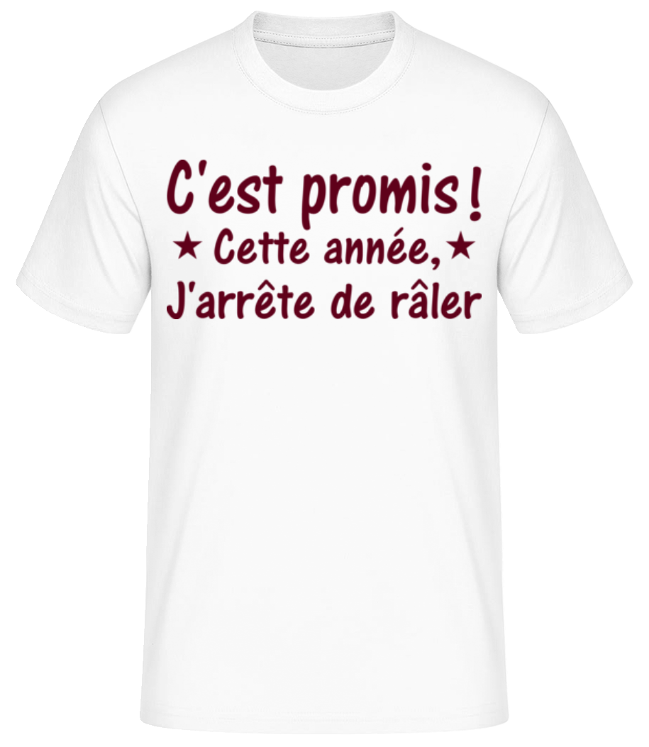 C'est Promis! - T-shirt standard Homme - Blanc - Devant