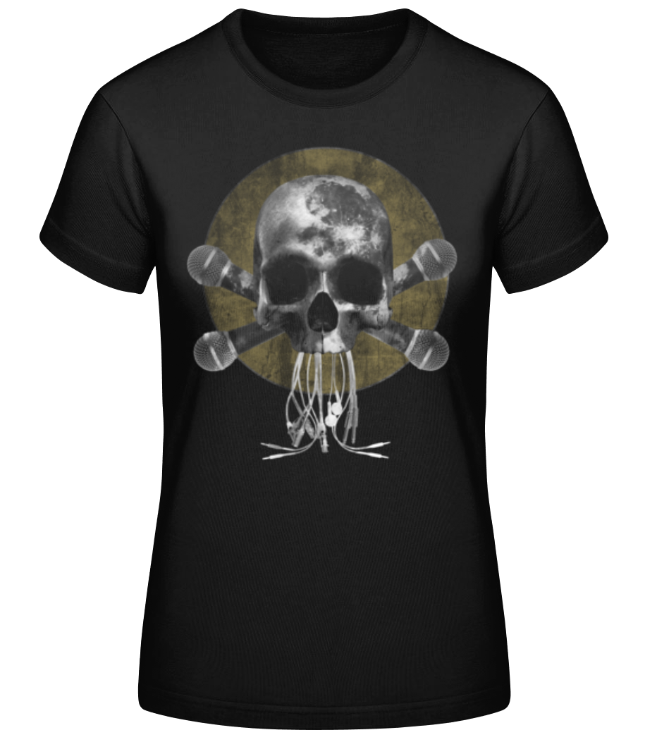 Crâne Avec Microphone · T-shirt standard Femme