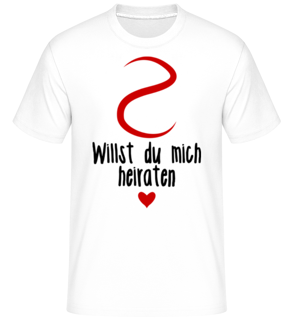 Willst Du Mich Heiraten? · Shirtinator Männer T-Shirt