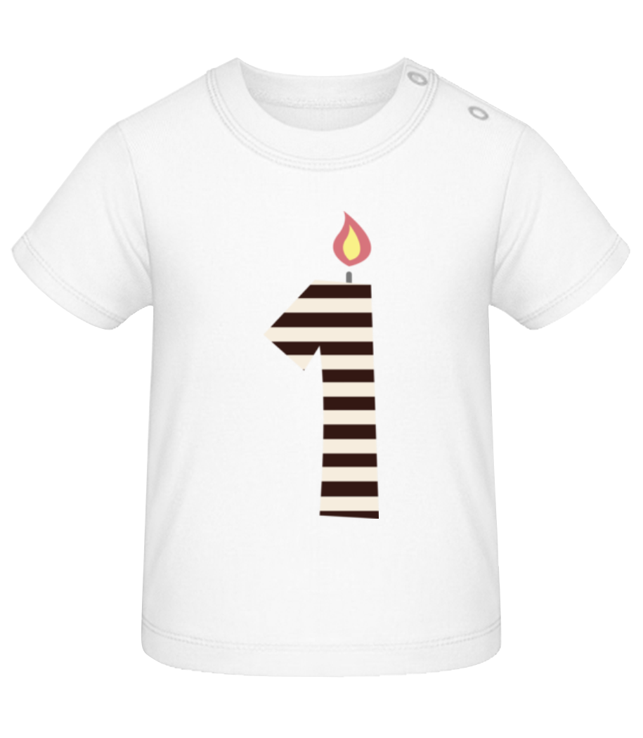 Bougie D'Anniversaire · T-shirt Bio Bébé