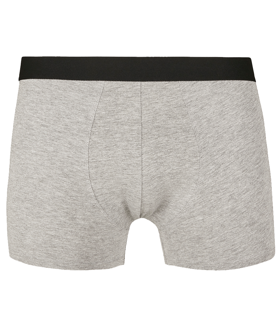 Boxer Homme - Gris chiné - Devant