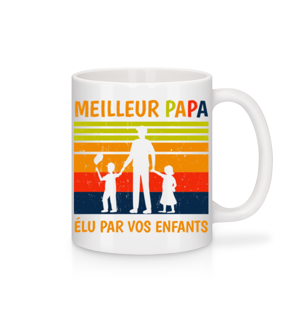 Meilleur Papa · Mug en céramique blanc