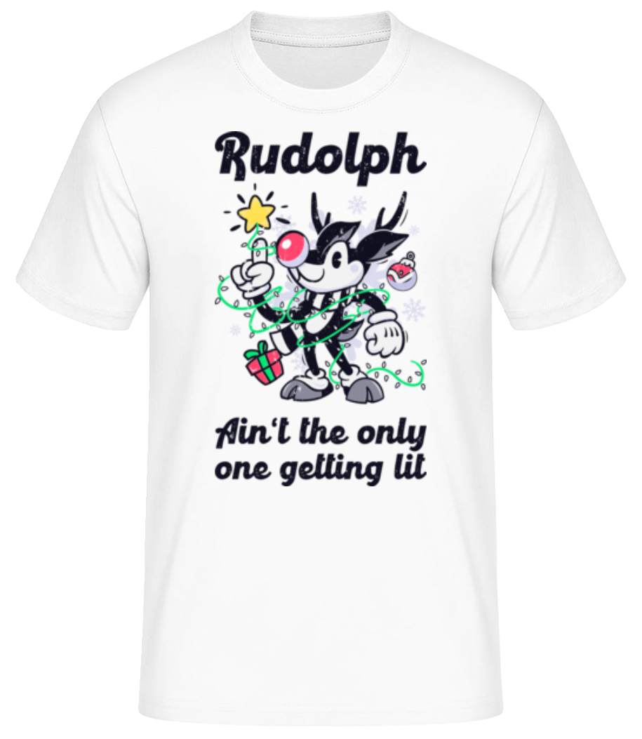 Rudolph Getting Lit · T-shirt standard Homme