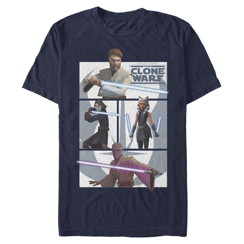 Star Wars - The Clone Wars - Gruppe Clone Wars Jedi - Männer T-Shirt