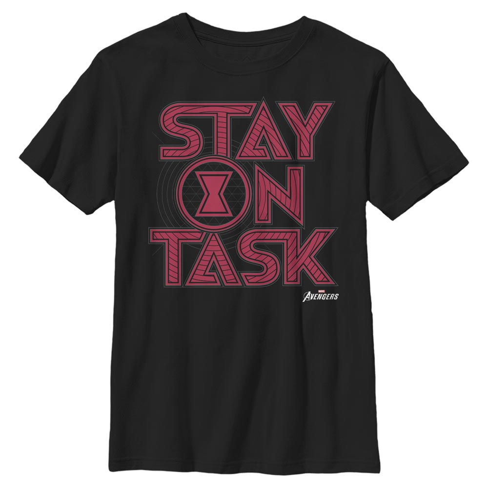 Marvel - Black Widow Stay On Task - Enfant T-shirt