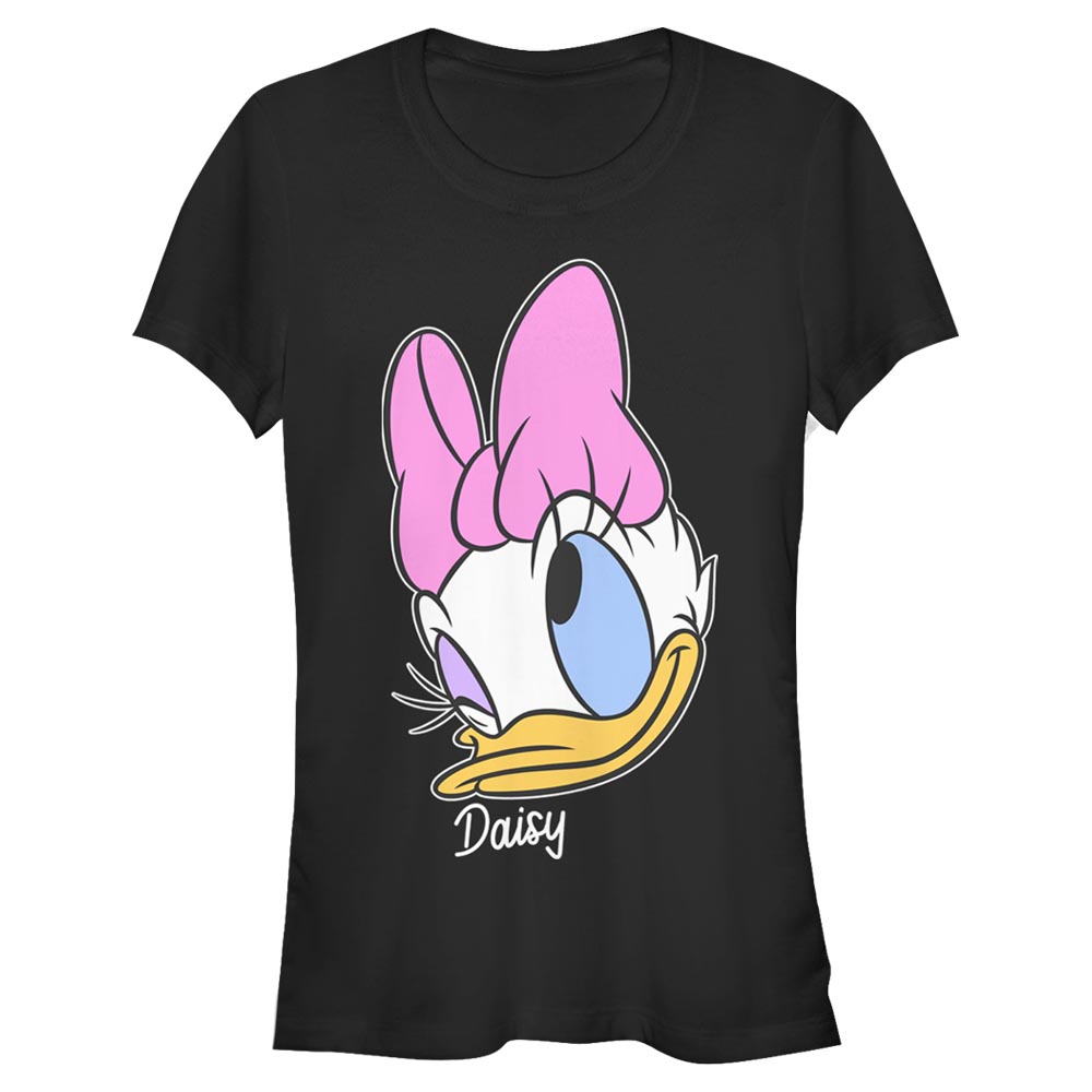 Disney Classics - Mickey Mouse - Daisy Duck Daisy Big Face - Femme T-shirt - Noir - Devant